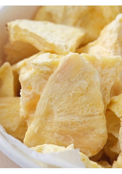 Freeze Dried Ananas Dondurularak Kurutulmuş Meyve Cipsi 50 G