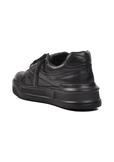Ayakmod Premium 1306 Siyah Cilt Erkek Sneaker 001