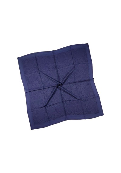 Mim Eşarp Mısırlı Eşarpları Siena Eşarp 100x100 Cm Lacivert