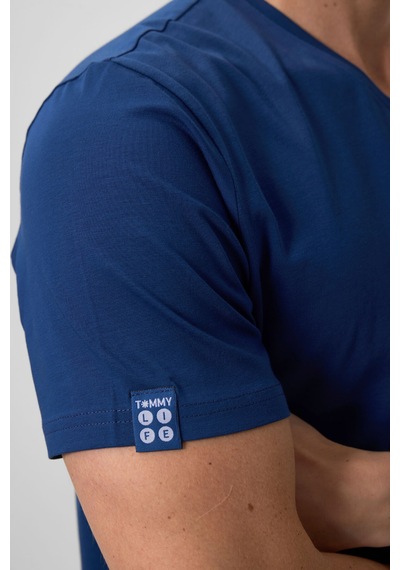 Tommy Life Parlament Basic Kısa Kol Standart Kalıp V Yaka Erkek T-shirt - 87912 Parlament