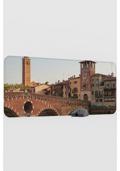 İtalya V1 90x40 Xxl Gaming Kauçuk Kaymaz Taban Mouse Pad Fare Altlığı