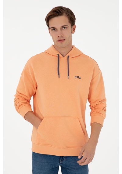 U.S. Polo Assn.  Erkek Turuncu Basic Sweatshirt 50295149-VR202