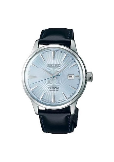Seiko Srpb43j Otomatik Deri Siyah 41 Mm Erkek Kol Saati Gri