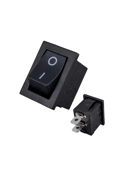 Ic-124 Mini Işıksız Yaylı 2p On-off Anahtar