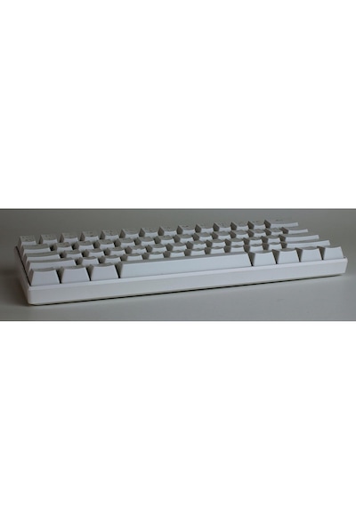 H61k Mini Mekanik Kablolu Gaming Oyuncu Klavye Türkçe Q Blue Switch 12 Ad Rgb Led Işık Modlu 61 Tuşlu Beyaz