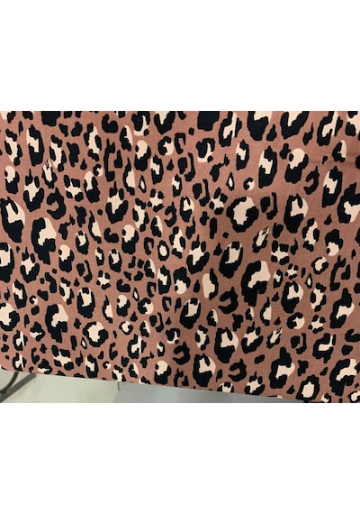 Belmando Leopar Viskon Empirme Kumaş Elbise Eteklik Gömleklik E5 (502800674)