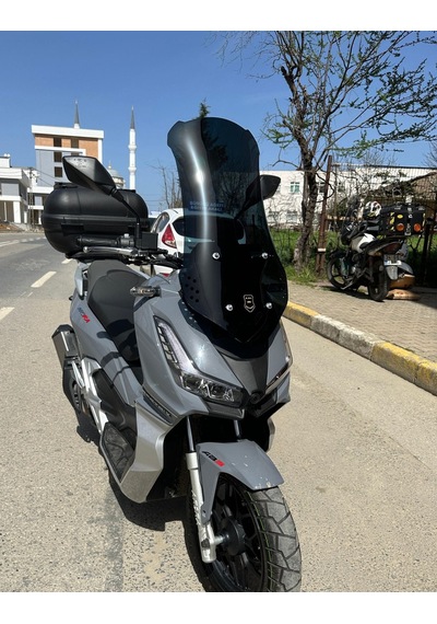Motocam Arora Beatrix 150 Ön Cam 2023-2026 Model 65cm Siyah Renkli 4mm Orta Boylu