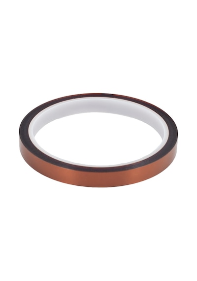 Isıya Dayanıklı Yanmaz Kapton Bant 10 MM Genişlik. 33m Uzunluk