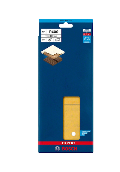 Bosch Expert C470 115 X 280 Mm 10'lu 400 Kum Zımpara Kağıdı 2608900852