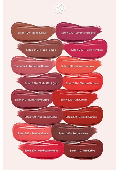 Yves Rocher Rouge Botanique Ultra Renkli Nemlendirici Saten Ruj - 200. Pembe Mercan -vegan-3.5g 200 Pembe Mercan