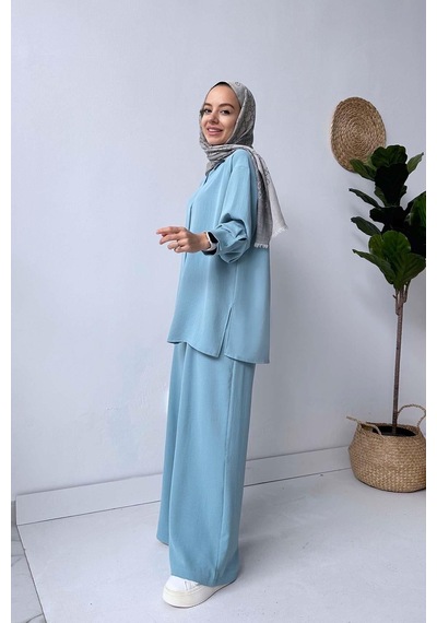 Kahijab Pearly Takım - Mavi