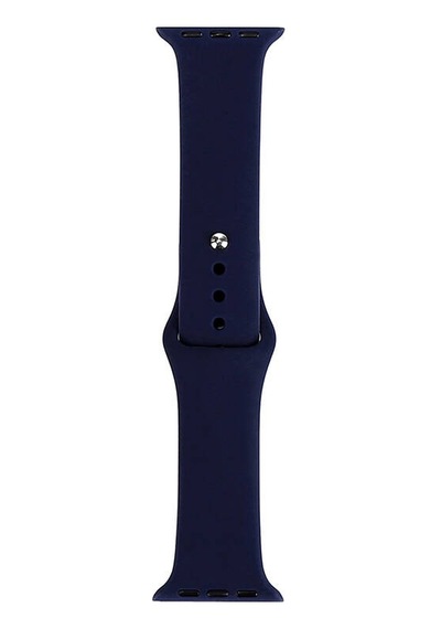 Mobilteam Watch 7 45mm Band Serisi Klasik Kordon Silikon Strap Kayış-midnight Blue