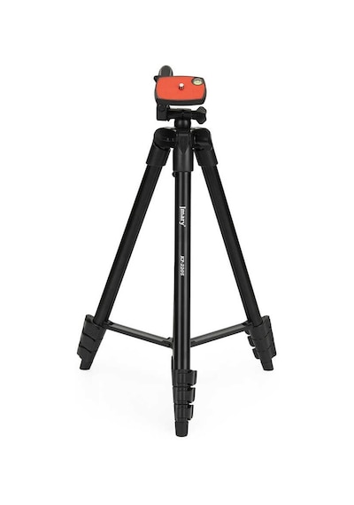Jmary KP-2205 Tripod 134 cm Uzunluk 3 Kademeli Oynar Başlık Profesyonel - ZORE-262641 Siyah