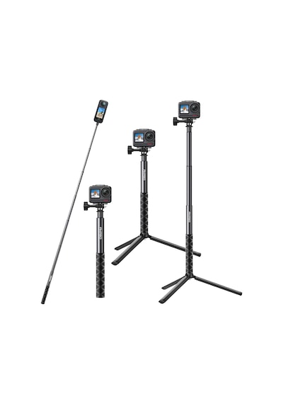 Akaso 120 Cm Uzatılabilir Selfie Çubuğu Ve Tripod Standı Aksiyon Kamera Aksesuarı Siyah