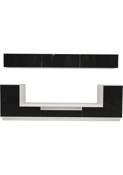 Decoraktiv Trendstyle 9s Mdf Tv Ünitesi Tv Sehpası Beyaz - Siyah