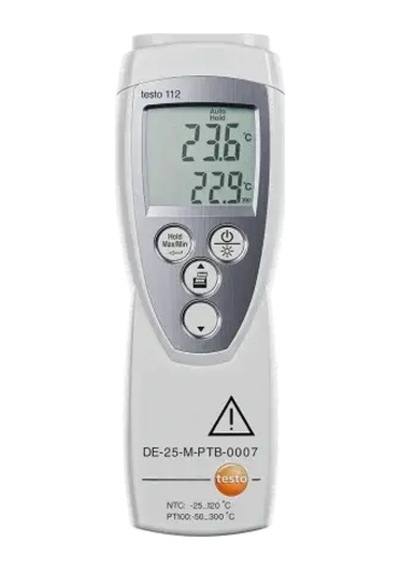 Testo 112 Ptb Onaylı Çok Hassas Sıcaklık Ölçüm Cihazı