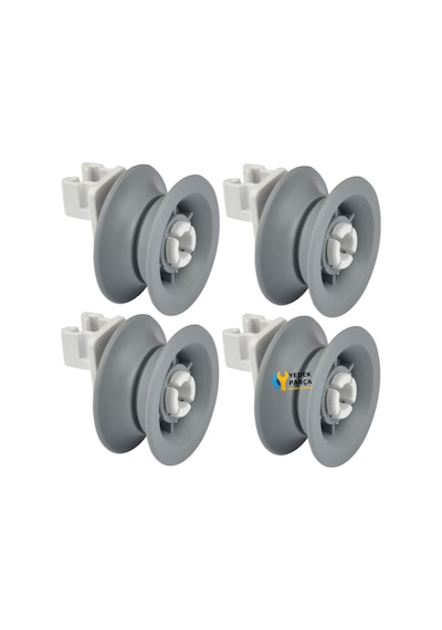 Bosch Uyumlu Sms53n68eu Bulaşık Makinesi Sepet Tekerleği Üst Teker 4 Adet