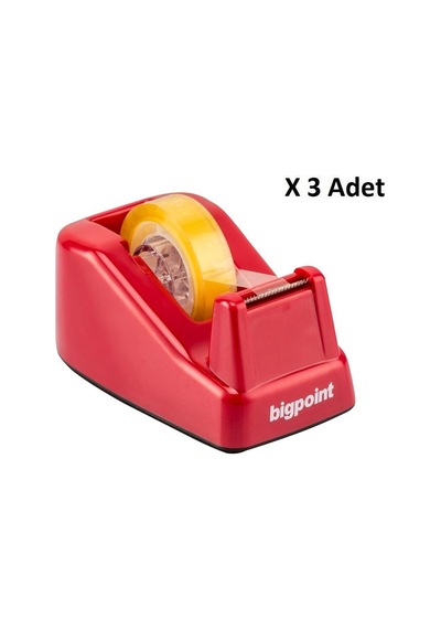 Bigpoint Bant Kesme Makinesi 10mt Kırmızı X 3 Adet
