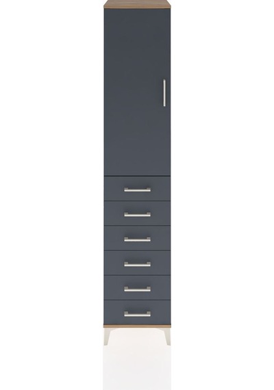 Hyperion Dolap 2 Raflı 6 Çekmeceli Tek Askılı 44x44x221 Çam-a... Çam Hyperion Dolap 2 Raflı 6 Çekmeceli Tek Askılı 44x44x221 Çam-a... Çam