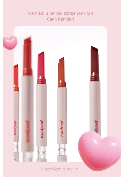 Perıpera Heart Jam Glow Lip 9cherry Filling Lucky Lottery 9