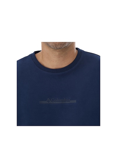 Columbia Csc Basic Bar Split Crew Erkek Sweatshirt-7391 Koyu Lacivert