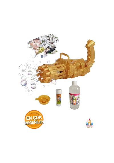 Pilli Bubble Machine: 500 Ml Likit İle Unutulmaz Baloncuklar