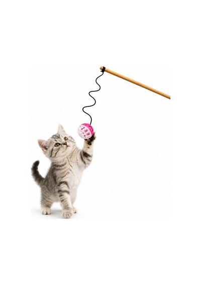 Kedi Oltası - Dawcat - Plastik Toplu - Beyaz/pembe