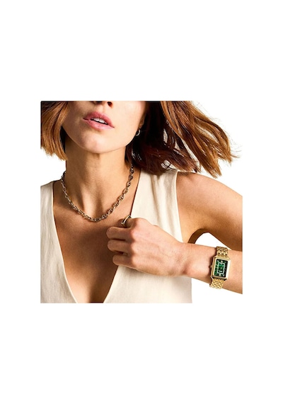 Fossil Fes5341 Quartz Çelik Altın Rengi Yeşil Kadran 26 Mm Kadın Kol Saati