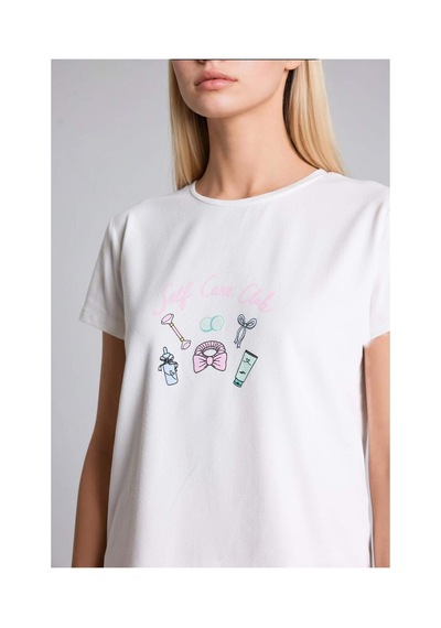 Defacto Regular Fıt Kısa Kollu 2li Açık Pembe Şortlu Pijama Takımı H6954ax26smpn648 Pembe-pn648