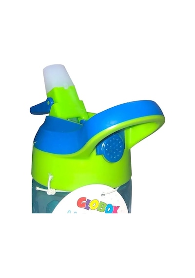 Globox Tritan Araba Desen Matara 500 ML Yeşil - Mavi