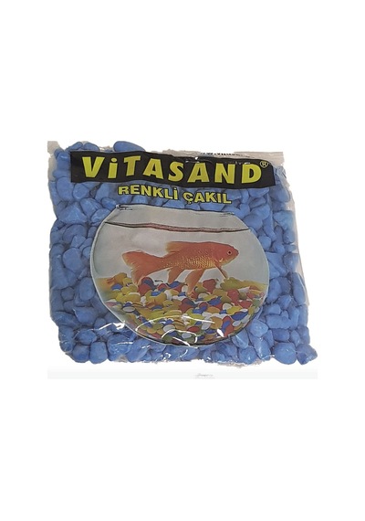 Vitasand Akvaryum Ve Fanus Çakıl Taşı 350 G Mavi Renk