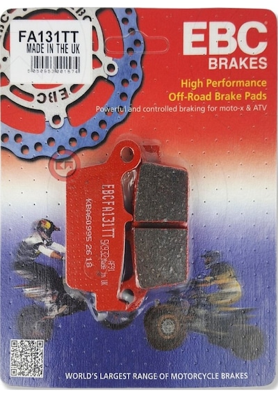 Yamaha Yz 125 1998-2002 Cross Yarı Sinter Arka Fren Balata Ebc
