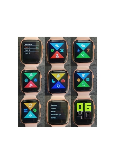 T500 Akıllı Saat Ios/android Uyumlu Smart Watch Siyah