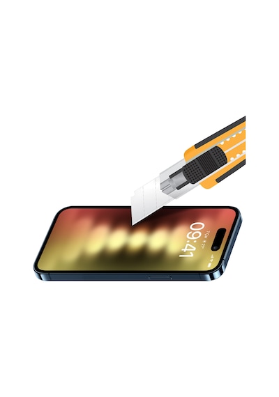 Buff Apple iPhone 15 Pro Uyumlu 5d Privacy Ekran Koruyucu
