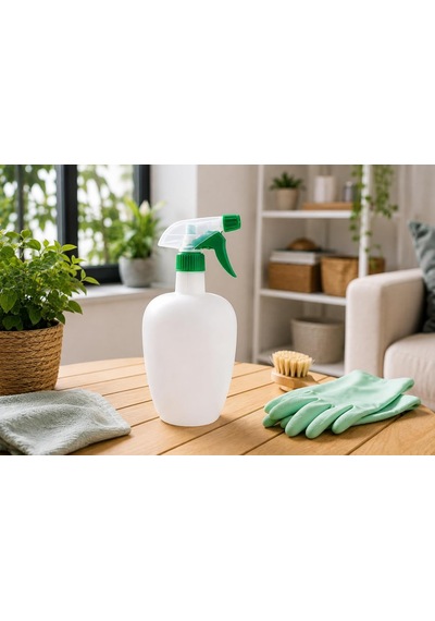 Boş Sprey Şişesi 500 Ml - Çok Amaçlı Plastik Fısfıs Şişe, Ayarlanabilir Başlıklı Bitki Ve Çiçek Sulama Pompası, Temizlik Ve Dezenfektan Şişesi, Elma Tasarım