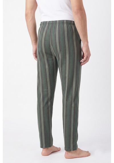 İki Yıldız Erkek Tek Penye Pijama Alt Bgl-st05657 Haki