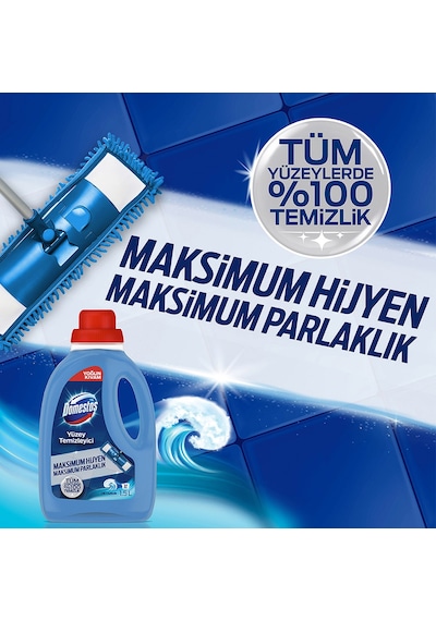 Domestos Çam + Okyanus + Bahar Çiçekleri Yüzey Temizleyici 3 x 1500 ML