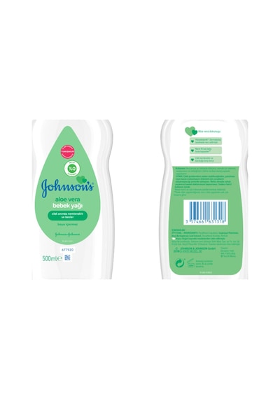Johnson's Baby Aloe Vera Bebek Yağı  500 ml