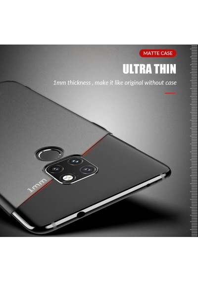 Huawei Mate 20 Pro Mat Kamera Korumali Kaliteli Soft Kilif 295086496 - Kampanya-Renk / Ekrani Full Kaplayan Cam Siyah(+45 Tl)-Siyah