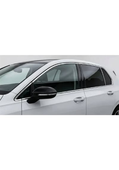 Vw Golf 8 Krom Cam Çerçevesi Tam Tur Çıta Kromu 12 Parça