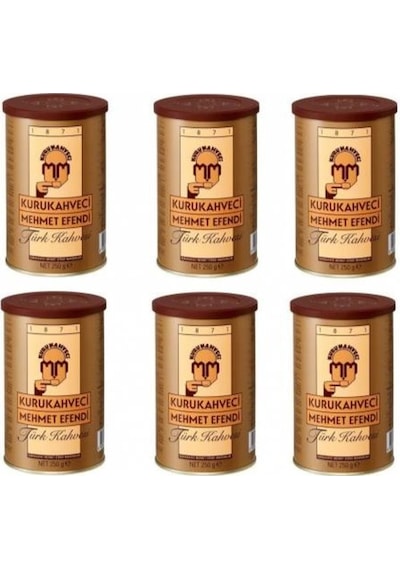 Kurukahveci Mehmet Efendi Türk Kahvesi 6 x 500 G