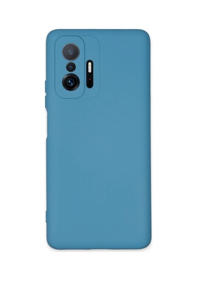 Xiaomi Mi 11t Pro Kılıf Nano İçi Kadife Silikon - Mavi 0.2M-Çok Renkli