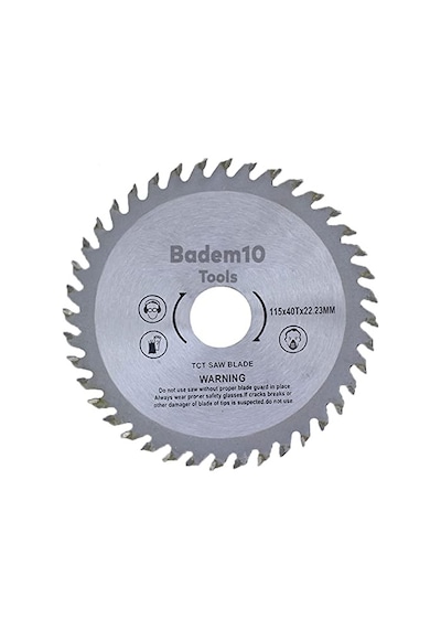 Badem10 Testere Spiral Ağaç Ahşap Sunta Kesme Testeresi 115 Mm 40 Diş 2 Adet
