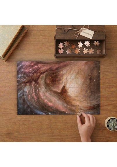 Star Factories Galaxy Smm J2135-0102 Tasarımı 240 Parça Ahşap Puzzle Ahşap Kutuda Mpy40355