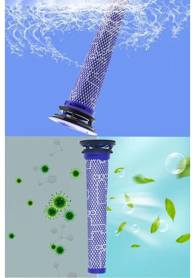 Dyson V7 Uyumlu Dik Süpürge 2 Adet Ön Filtresi