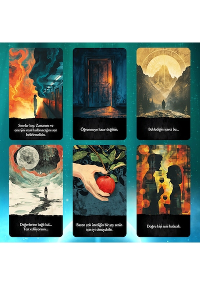 Yüksek Benliğinizden Mesajlar Tarot Kehanet Destesi / 90 Kart