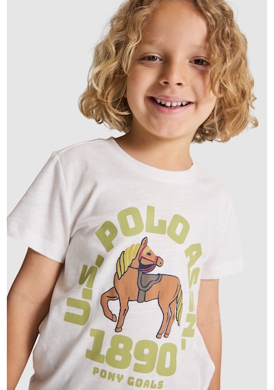 U.S. Polo Assn. U.s. Polo Assn. Erkek Çocuk Tişört 50327000-vr256 İnci