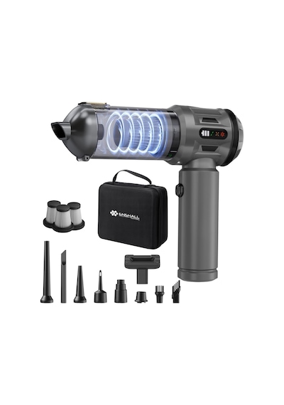 Yeni Güçlendirilmiş Yedek Filtreli Araç Süpürgesi Taşınabilir Çantalı 22000pa, 4'ü1 Arada El Tipi Süpürge&üfleyici Lcd Ekran, Çoklu Başlıklar, Ev, Araba, Evcil Hayvan Tüyleri İçin Mini Şarjlı Süpürge Diğer Yeni Güçlendirilmiş Yedek Filtreli Araç Süpürgesi Taşınabilir Çantalı 22000pa, 4'ü1 Arada El Tipi Süpürge&üfleyici Lcd Ekran, Çoklu Başlıklar, Ev, Araba, Evcil Hayvan Tüyleri İçin Mini Şarjlı Süpürge Diğer