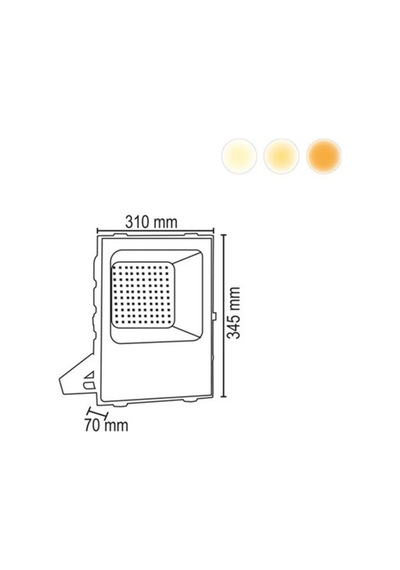 150w Smd Led Projektör Beyaz