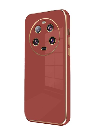 Xiaomi Mi 14 Ultra Uyumlu Kılıf Volet Silikon - Kırmızı